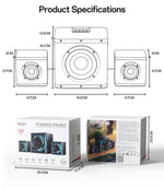 Sistema di altoparlanti Bluetooth Yesido YSW41 da 40 W a 2.1 canali con illuminazione RGB colorata e subwoofer., YSW41