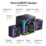 Sistema di altoparlanti Bluetooth Yesido YSW41 da 40 W a 2.1 canali con illuminazione RGB colorata e subwoofer., YSW41