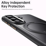 Custodia per telefono MagSafe con supporto girevole a 360° antistress a forma di ingranaggio, For Samsung Galaxy S26+ 5G, For Samsung Galaxy S26 Ultra 5G, For Samsung Galaxy S26 5G