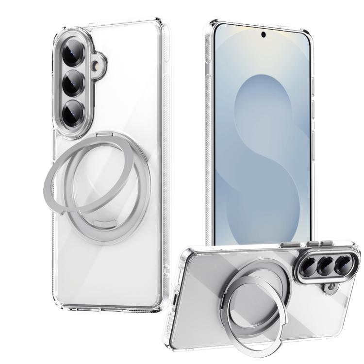 Custodia per telefono MagSafe con supporto girevole a 360° antistress a forma di ingranaggio, For Samsung Galaxy S26+ 5G, For Samsung Galaxy S26 Ultra 5G, For Samsung Galaxy S26 5G