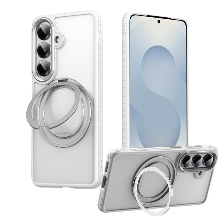 Custodia per telefono MagSafe con supporto girevole a 360° antistress a forma di ingranaggio, For Samsung Galaxy S26+ 5G, For Samsung Galaxy S26 Ultra 5G, For Samsung Galaxy S26 5G