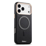 Custodia per telefono magnetica ESEBLE L2 con texture a litchi e lente in metallo., For iPhone 17 Pro Max, For iPhone 17 Pro, For iPhone 17, For iPhone Air, For iPhone 16 Pro Max, For iPhone 16 Pro, For iPhone 16, For iPhone 15 Pro Max
