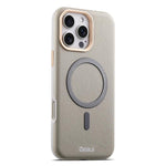 Custodia per telefono magnetica ESEBLE L2 con texture a litchi e lente in metallo., For iPhone 17 Pro Max, For iPhone 17 Pro, For iPhone 17, For iPhone Air, For iPhone 16 Pro Max, For iPhone 16 Pro, For iPhone 16, For iPhone 15 Pro Max