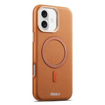 Custodia per telefono magnetica ESEBLE L2 con texture a litchi e lente in metallo., For iPhone 17 Pro Max, For iPhone 17 Pro, For iPhone 17, For iPhone Air, For iPhone 16 Pro Max, For iPhone 16 Pro, For iPhone 16, For iPhone 15 Pro Max