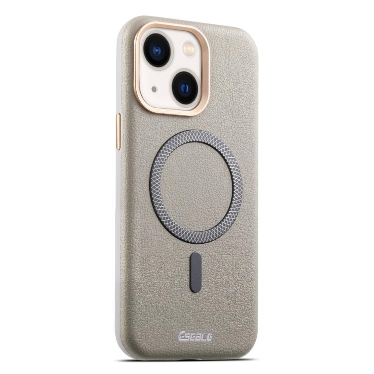 Custodia per telefono magnetica ESEBLE L2 con texture a litchi e lente in metallo., For iPhone 15 Pro, For iPhone 15, For iPhone 14 / 13, For iPhone 14 Pro, For iPhone 14 Pro Max, For iPhone 13 Pro Max, For iPhone 13 Pro