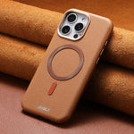 Custodia per telefono magnetica ESEBLE L2 con texture a litchi e lente in metallo., For iPhone 17 Pro Max, For iPhone 17 Pro, For iPhone 17, For iPhone Air, For iPhone 16 Pro Max, For iPhone 16 Pro, For iPhone 16, For iPhone 15 Pro Max