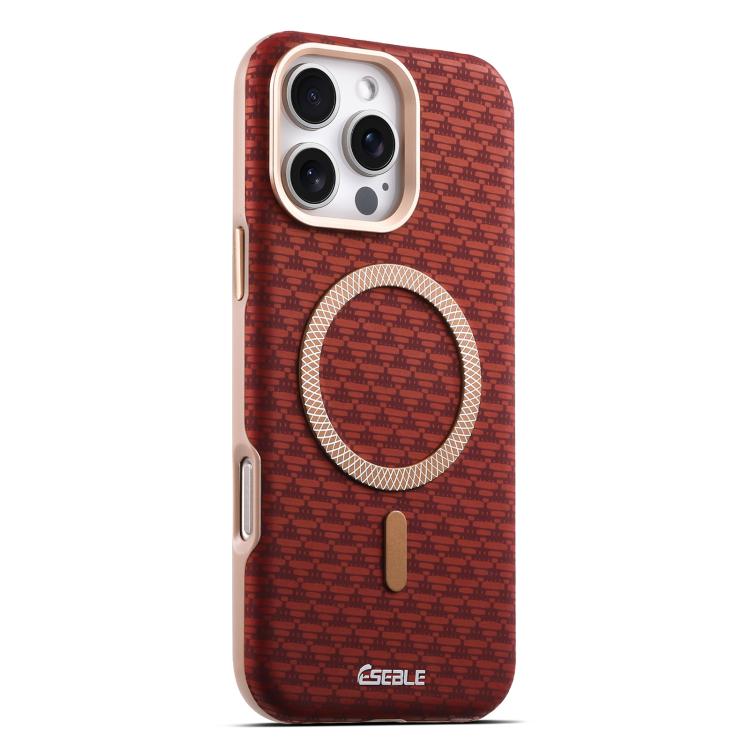 Custodia magnetica per telefono ESEBLE L3 con lente in metallo e protezione triangolare., For iPhone 17, For iPhone 16 Pro Max, For iPhone 16 Pro, For iPhone 16, For iPhone 15 Pro Max, For iPhone 15 Pro