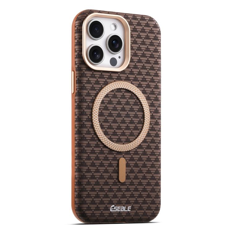 Custodia magnetica per telefono ESEBLE L3 con lente in metallo e protezione triangolare., For iPhone 17, For iPhone 16 Pro Max, For iPhone 16 Pro, For iPhone 16, For iPhone 15 Pro Max, For iPhone 15 Pro