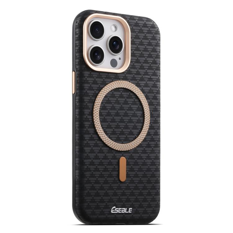 Custodia magnetica per telefono ESEBLE L3 con lente in metallo e protezione triangolare., For iPhone 17, For iPhone 16 Pro Max, For iPhone 16 Pro, For iPhone 16, For iPhone 15 Pro Max, For iPhone 15 Pro