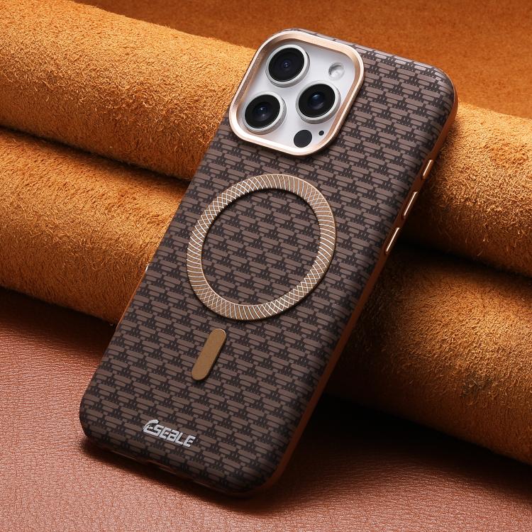 Custodia magnetica per telefono ESEBLE L3 con lente in metallo e protezione triangolare., For iPhone 17, For iPhone 16 Pro Max, For iPhone 16 Pro, For iPhone 16, For iPhone 15 Pro Max, For iPhone 15 Pro