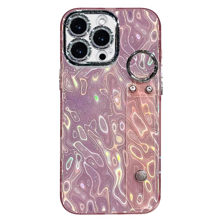 Custodia per telefono in TPU con cinturino da polso dalla texture rugosa e pellicola protettiva per l'obiettivo., For iPhone 15 Pro Max, For iPhone 15 Pro, For iPhone 15, For iPhone 14, For iPhone 14 Pro, For iPhone 14 Pro Max, For iPhone 13 Pro Max   ...