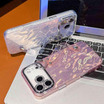 Custodia per telefono in TPU con cinturino da polso dalla texture rugosa e pellicola protettiva per l'obiettivo., For iPhone 13