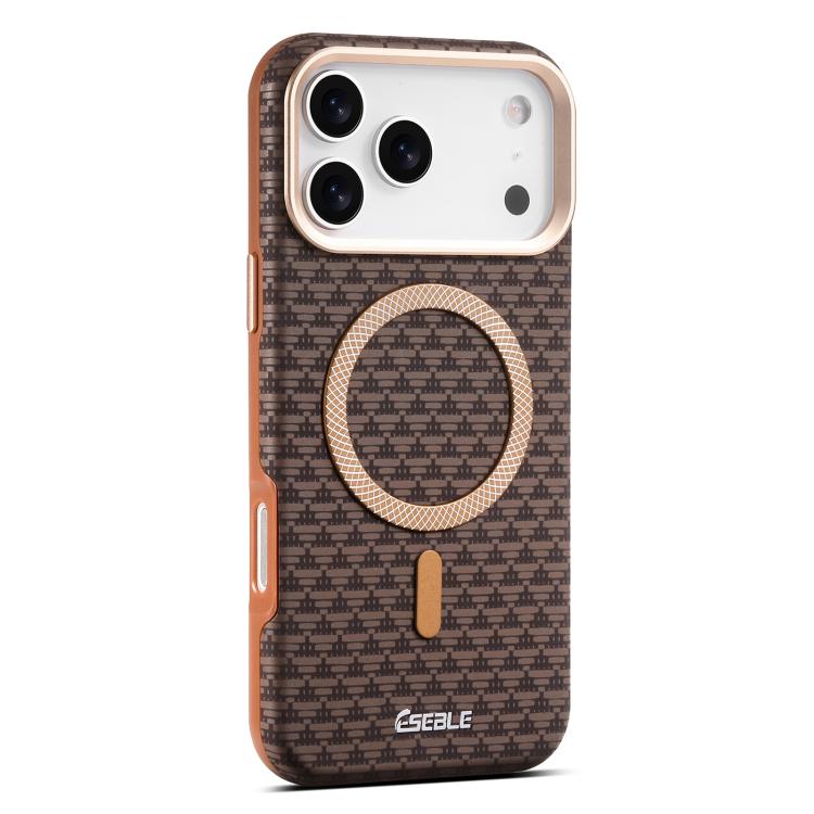 Custodia magnetica per telefono ESEBLE L3 con lente in metallo e protezione triangolare., For iPhone 17 Pro Max, For iPhone 17 Pro