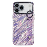 Custodia per telefono in TPU con cinturino da polso e pellicola protettiva per obiettivo, con texture a onde., For iPhone 17 Pro Max, For iPhone 17 Pro, For iPhone 17, For iPhone Air, For iPhone 16 Pro Max, For iPhone 16 Pro, For iPhone 16 Plus        ...