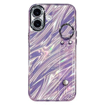 Custodia per telefono in TPU con cinturino da polso e pellicola protettiva per obiettivo, con texture a onde., For iPhone 17 Pro Max, For iPhone 17 Pro, For iPhone 17, For iPhone Air, For iPhone 16 Pro Max, For iPhone 16 Pro, For iPhone 16 Plus        ...