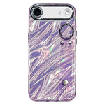 Custodia per telefono in TPU con cinturino da polso e pellicola protettiva per obiettivo, con texture a onde., For iPhone 17 Pro Max, For iPhone 17 Pro, For iPhone 17, For iPhone Air, For iPhone 16 Pro Max, For iPhone 16 Pro, For iPhone 16 Plus        ...