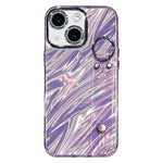 Custodia per telefono in TPU con cinturino da polso e pellicola protettiva per obiettivo, con texture a onde., For iPhone 15 Pro Max, For iPhone 15 Pro, For iPhone 15, For iPhone 14, For iPhone 14 Pro, For iPhone 14 Pro Max, For iPhone 13 Pro Max      ...