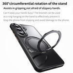 Custodia per telefono con supporto magnetico MagSafe a 360 gradi, finitura satinata., For Samsung Galaxy S26+ 5G, For Samsung Galaxy S26 Ultra 5G, For Samsung Galaxy S26 5G