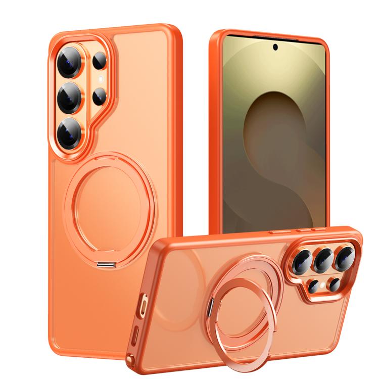 Custodia per telefono con supporto magnetico MagSafe a 360 gradi, finitura satinata., For Samsung Galaxy S26+ 5G, For Samsung Galaxy S26 Ultra 5G, For Samsung Galaxy S26 5G