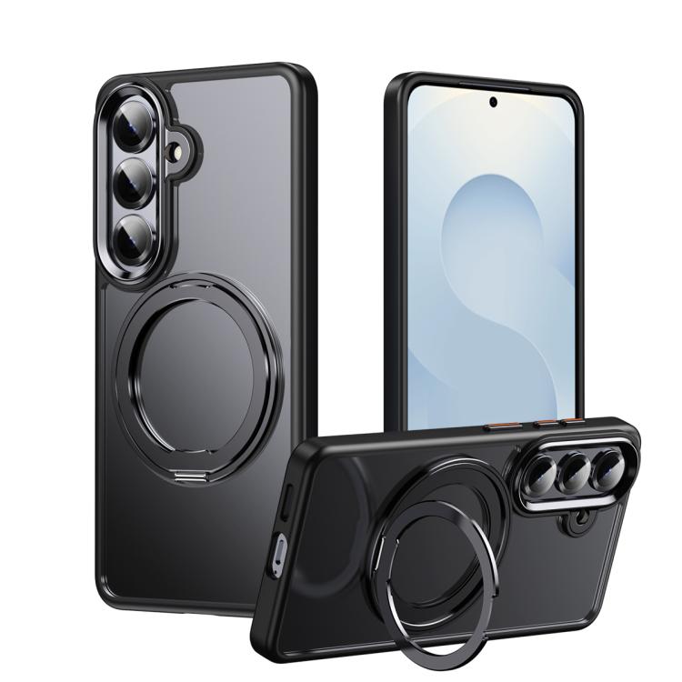 Custodia per telefono con supporto magnetico MagSafe a 360 gradi, finitura satinata., For Samsung Galaxy S26+ 5G, For Samsung Galaxy S26 Ultra 5G, For Samsung Galaxy S26 5G
