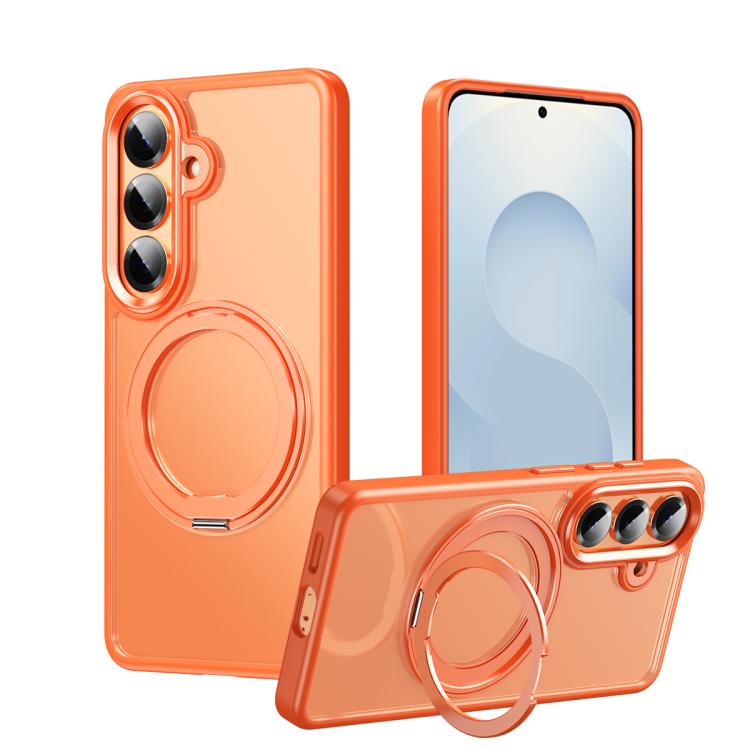 Custodia per telefono con supporto magnetico MagSafe a 360 gradi, finitura satinata., For Samsung Galaxy S26+ 5G, For Samsung Galaxy S26 Ultra 5G, For Samsung Galaxy S26 5G