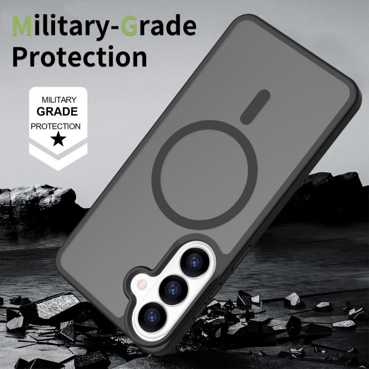Custodia ibrida in TPU e PC con MagSafe, piacevole al tatto., For Samsung Galaxy S26+ 5G, For Samsung Galaxy S26 Ultra 5G, For Samsung Galaxy S26 5G