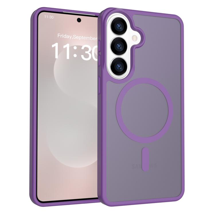 Custodia ibrida in TPU e PC con MagSafe, piacevole al tatto., For Samsung Galaxy S26+ 5G, For Samsung Galaxy S26 Ultra 5G, For Samsung Galaxy S26 5G