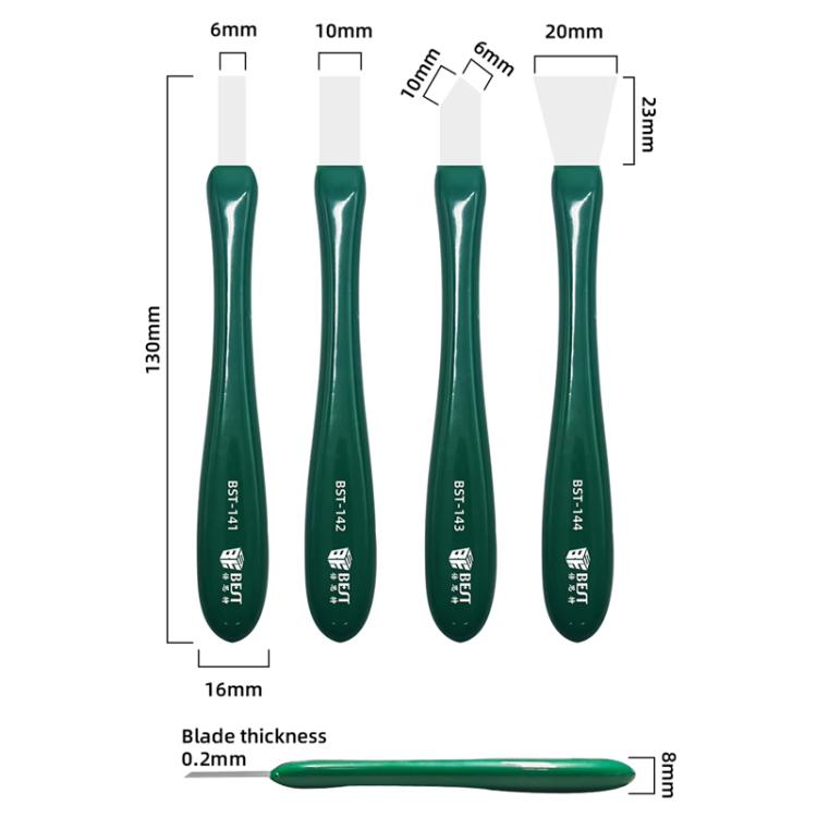 Raschietto per la rimozione dello stagno non magnetico BEST, BST-141, BST-142, BST-143, BST-144