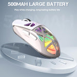 ONIKUMA CW930 2.4GHz + BT + Wired Tri-mode RGB Wireless Mouse, CW930