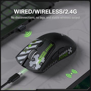 ONIKUMA DM01 12800DPI 2.4GHz + BT + Wired Tri-mode Gaming Mouse, DM01