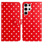 Custodia per telefono in ecopelle con motivo a pois, For Samsung Galaxy S25 FE 5G, For Samsung Galaxy S25 5G, For Samsung Galaxy S25+ 5G, For Samsung Galaxy S25 Ultra 5G