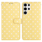 Custodia per telefono in ecopelle con motivo a pois, For Samsung Galaxy S25 FE 5G, For Samsung Galaxy S25 5G, For Samsung Galaxy S25+ 5G, For Samsung Galaxy S25 Ultra 5G