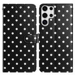 Custodia per telefono in ecopelle con motivo a pois, For Samsung Galaxy S25 FE 5G, For Samsung Galaxy S25 5G, For Samsung Galaxy S25+ 5G, For Samsung Galaxy S25 Ultra 5G
