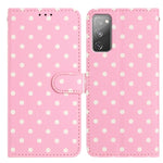 Custodia per telefono in ecopelle con motivo a pois, For Samsung Galaxy S20 FE, For Samsung Galaxy S22 Ultra 5G, For Samsung Galaxy S22+ 5G, For Samsung Galaxy S22 5G