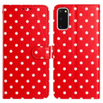 Custodia per telefono in ecopelle con motivo a pois, For Samsung Galaxy Note20 Ultra, For Samsung Galaxy Note20, For Samsung Galaxy S20 Ultra, For Samsung Galaxy S20