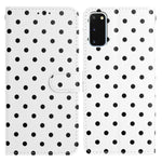 Custodia per telefono in ecopelle con motivo a pois, For Samsung Galaxy Note20 Ultra, For Samsung Galaxy Note20, For Samsung Galaxy S20 Ultra, For Samsung Galaxy S20