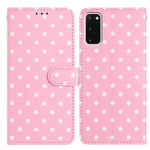 Custodia per telefono in ecopelle con motivo a pois, For Samsung Galaxy Note20 Ultra, For Samsung Galaxy Note20, For Samsung Galaxy S20 Ultra, For Samsung Galaxy S20