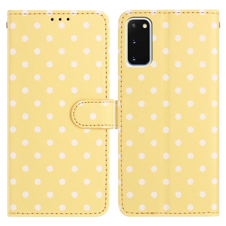 Custodia per telefono in ecopelle con motivo a pois, For Samsung Galaxy Note20 Ultra, For Samsung Galaxy Note20, For Samsung Galaxy S20 Ultra, For Samsung Galaxy S20