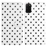 Custodia per telefono in ecopelle con motivo a pois, For Samsung Galaxy S20+