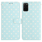 Custodia per telefono in ecopelle con motivo a pois, For Samsung Galaxy S20+