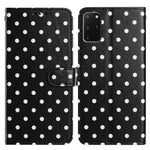 Custodia per telefono in ecopelle con motivo a pois, For Samsung Galaxy S20+