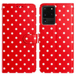 Custodia per telefono in ecopelle con motivo a pois, For Samsung Galaxy Note20 Ultra, For Samsung Galaxy Note20, For Samsung Galaxy S20 Ultra, For Samsung Galaxy S20