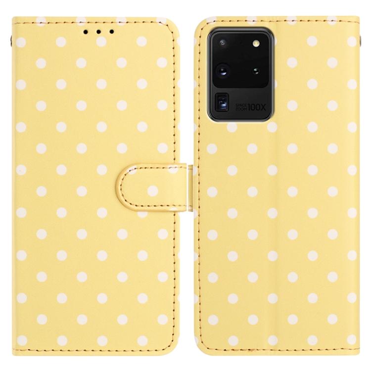 Custodia per telefono in ecopelle con motivo a pois, For Samsung Galaxy Note20 Ultra, For Samsung Galaxy Note20, For Samsung Galaxy S20 Ultra, For Samsung Galaxy S20