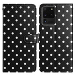 Custodia per telefono in ecopelle con motivo a pois, For Samsung Galaxy Note20 Ultra, For Samsung Galaxy Note20, For Samsung Galaxy S20 Ultra, For Samsung Galaxy S20