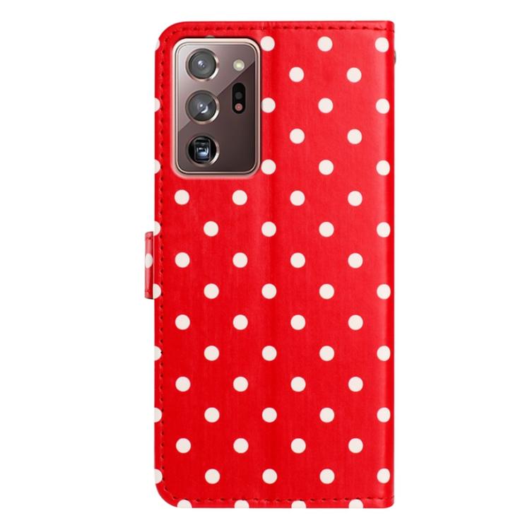 Custodia per telefono in ecopelle con motivo a pois, For Samsung Galaxy Note20 Ultra, For Samsung Galaxy Note20, For Samsung Galaxy S20 Ultra, For Samsung Galaxy S20