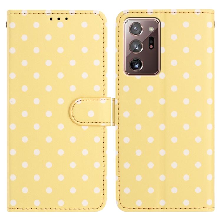 Custodia per telefono in ecopelle con motivo a pois, For Samsung Galaxy Note20 Ultra, For Samsung Galaxy Note20, For Samsung Galaxy S20 Ultra, For Samsung Galaxy S20