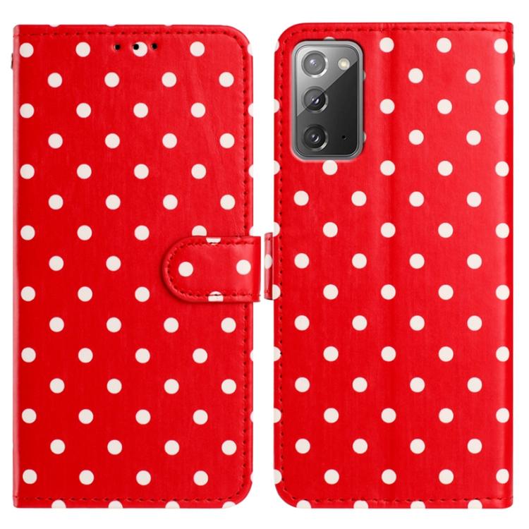 Custodia per telefono in ecopelle con motivo a pois, For Samsung Galaxy Note20 Ultra, For Samsung Galaxy Note20, For Samsung Galaxy S20 Ultra, For Samsung Galaxy S20