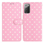 Custodia per telefono in ecopelle con motivo a pois, For Samsung Galaxy Note20 Ultra, For Samsung Galaxy Note20, For Samsung Galaxy S20 Ultra, For Samsung Galaxy S20