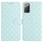 Custodia per telefono in ecopelle con motivo a pois, For Samsung Galaxy Note20 Ultra, For Samsung Galaxy Note20, For Samsung Galaxy S20 Ultra, For Samsung Galaxy S20