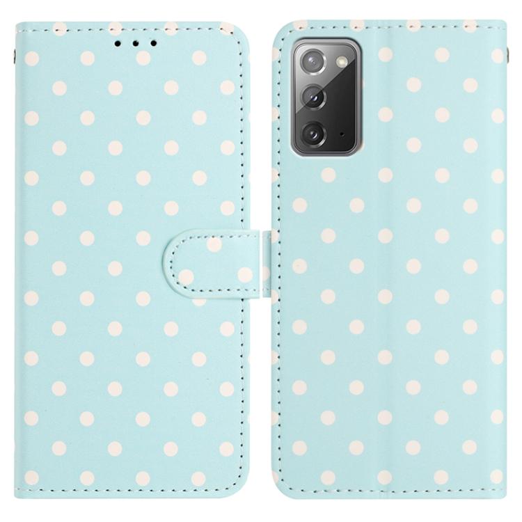 Custodia per telefono in ecopelle con motivo a pois, For Samsung Galaxy Note20 Ultra, For Samsung Galaxy Note20, For Samsung Galaxy S20 Ultra, For Samsung Galaxy S20